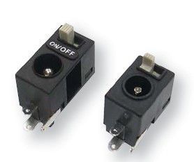 小型充電器有翹板開關的直流電源插座