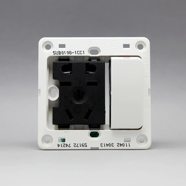 天貓觸屏版-西門子插座 正品專營 遠景雅白色 10A五孔 電源插座帶大翹板開關(guān)